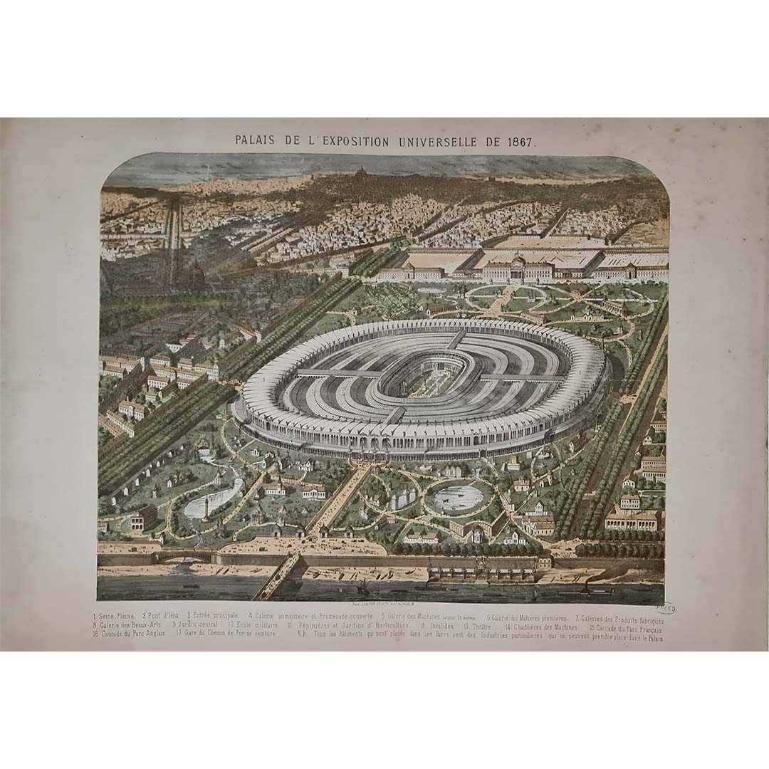 Palais de l'Exposition Universelle Paris 1867 – Galerie 1881