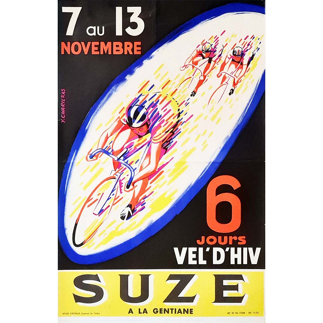 Le Vel' d'Hiv' pendant les Six Jours de Paris. Mars 1947