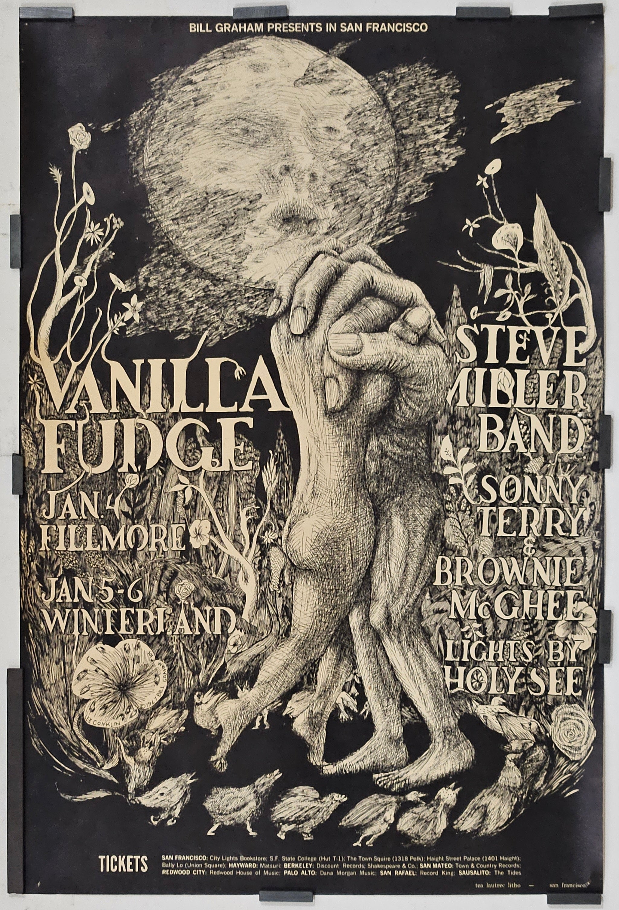 Vanilla Fudge - Steve Miller Band 1967, Conklin Lee, Original