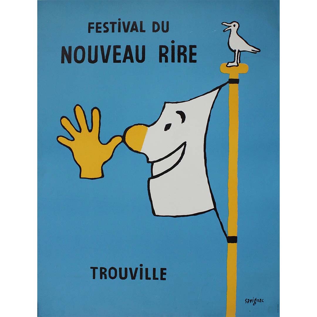 Festival du nouveau rire Trouville Circa 1980, Savignac, Affiche