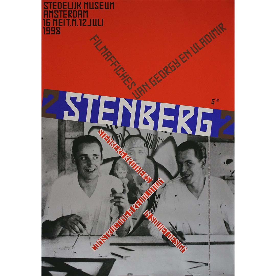 ヴィンテージ Stedelijk Museum 1982 展覧会ポスター Stenberg brothers Stedelijk Museum Amsterdam 1998, Escher Gielijn