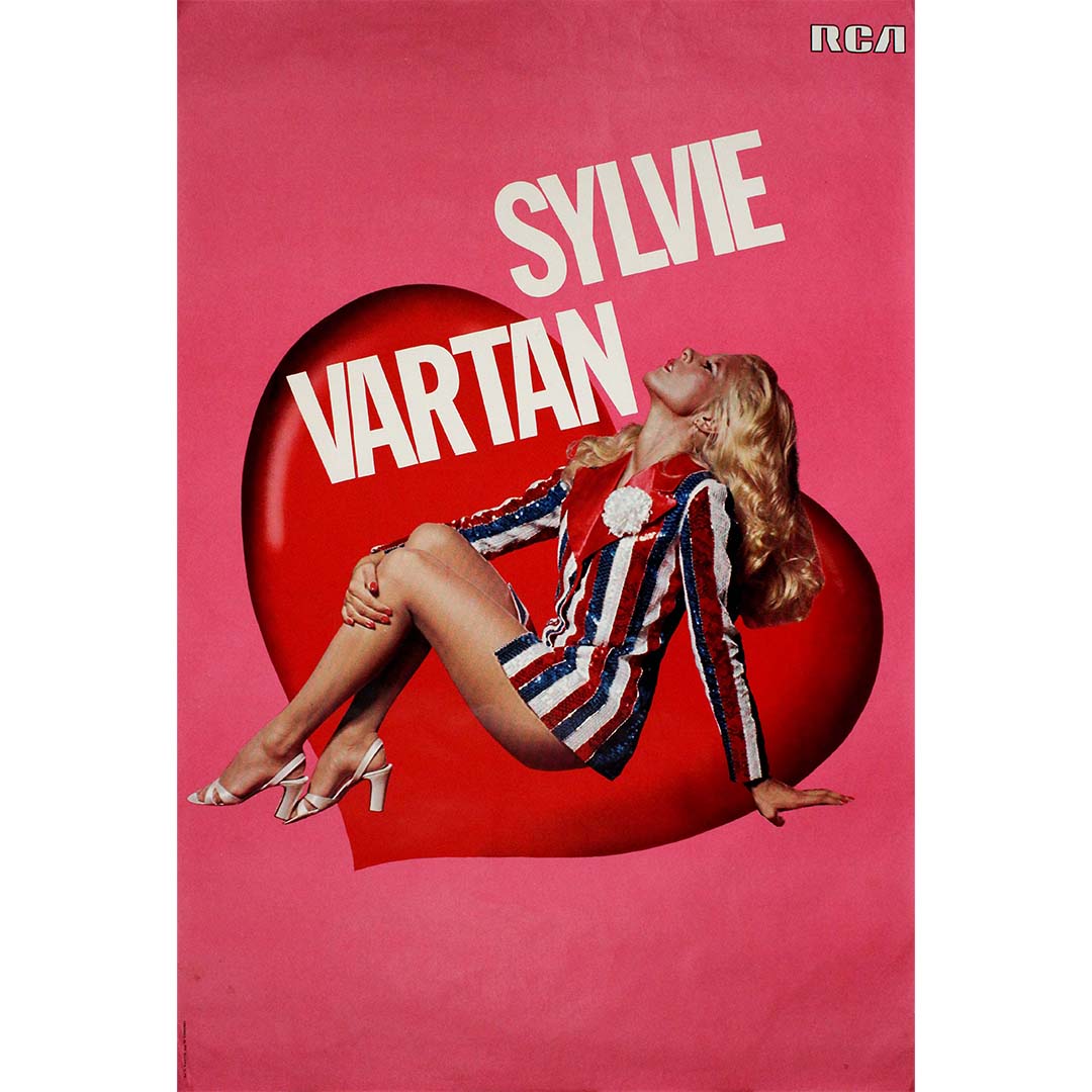 Sylvie Vartan RCA 1975, Goldstein Francis, Original Poster Sylvie Vartan RCA 1975, Goldstein Francis, Original Poster