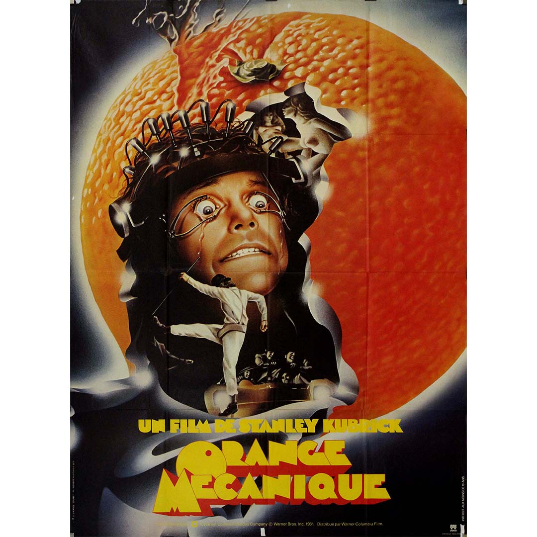 Orange Mécanique (1971) de Stanley Kubrick 1971, , Original Poster