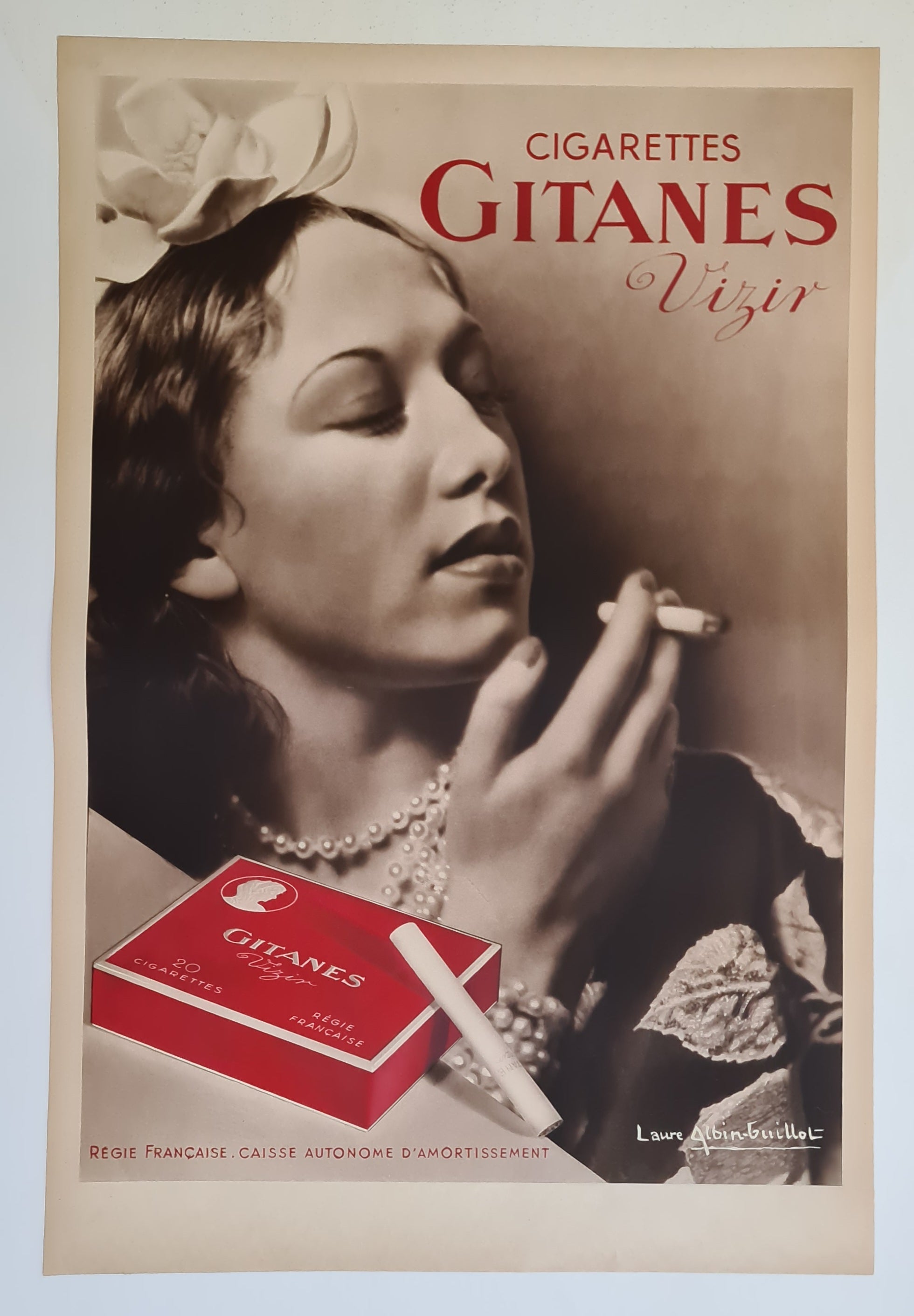 cigarette gitane Vintage Gitanes Pack  Empty Blue French Tobacco Packaging, fumer Tue Warning, Classic Smoking Ephemera Packet of 20 Gitanes cigarettes