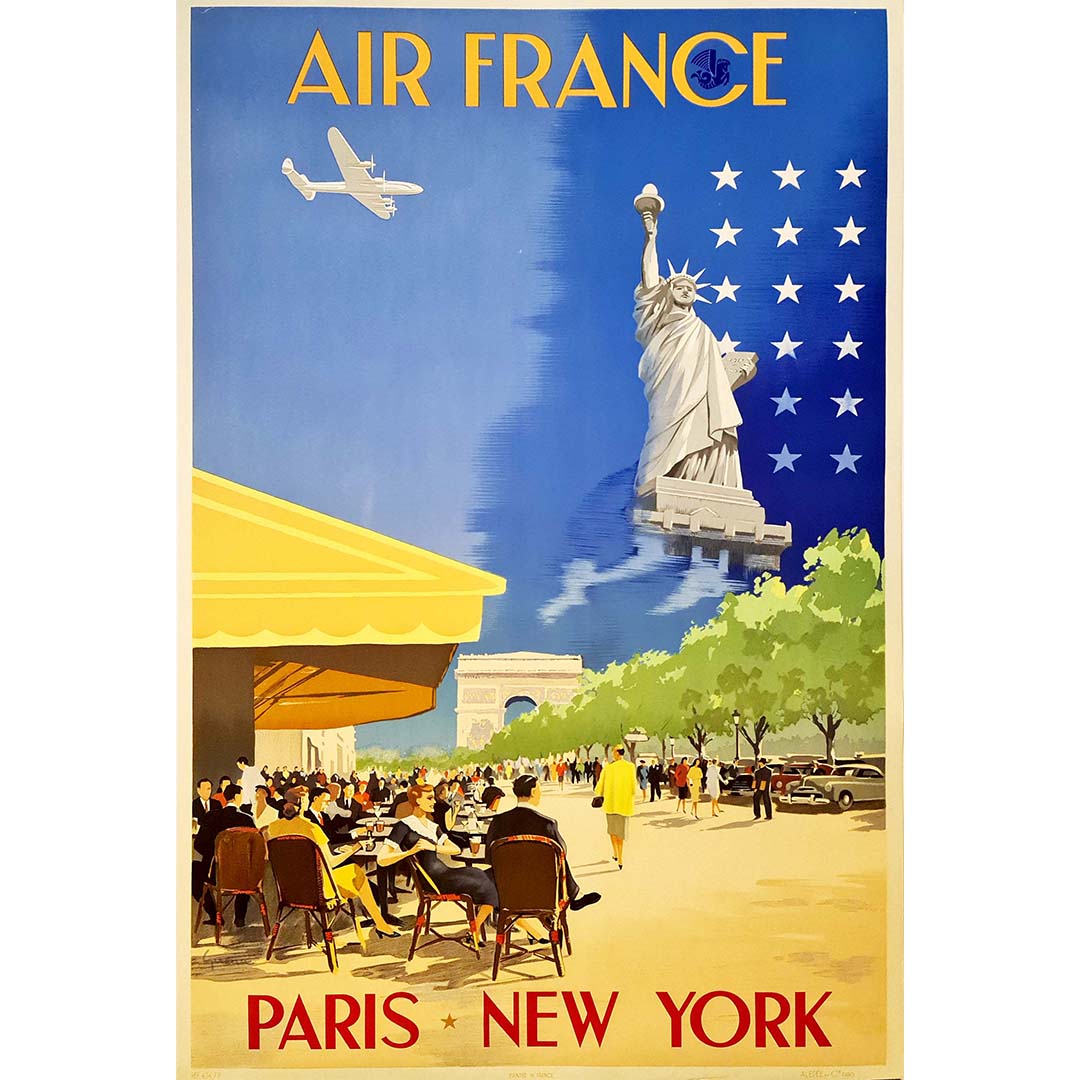 Air France Paris New York 1951 – Galerie 1881