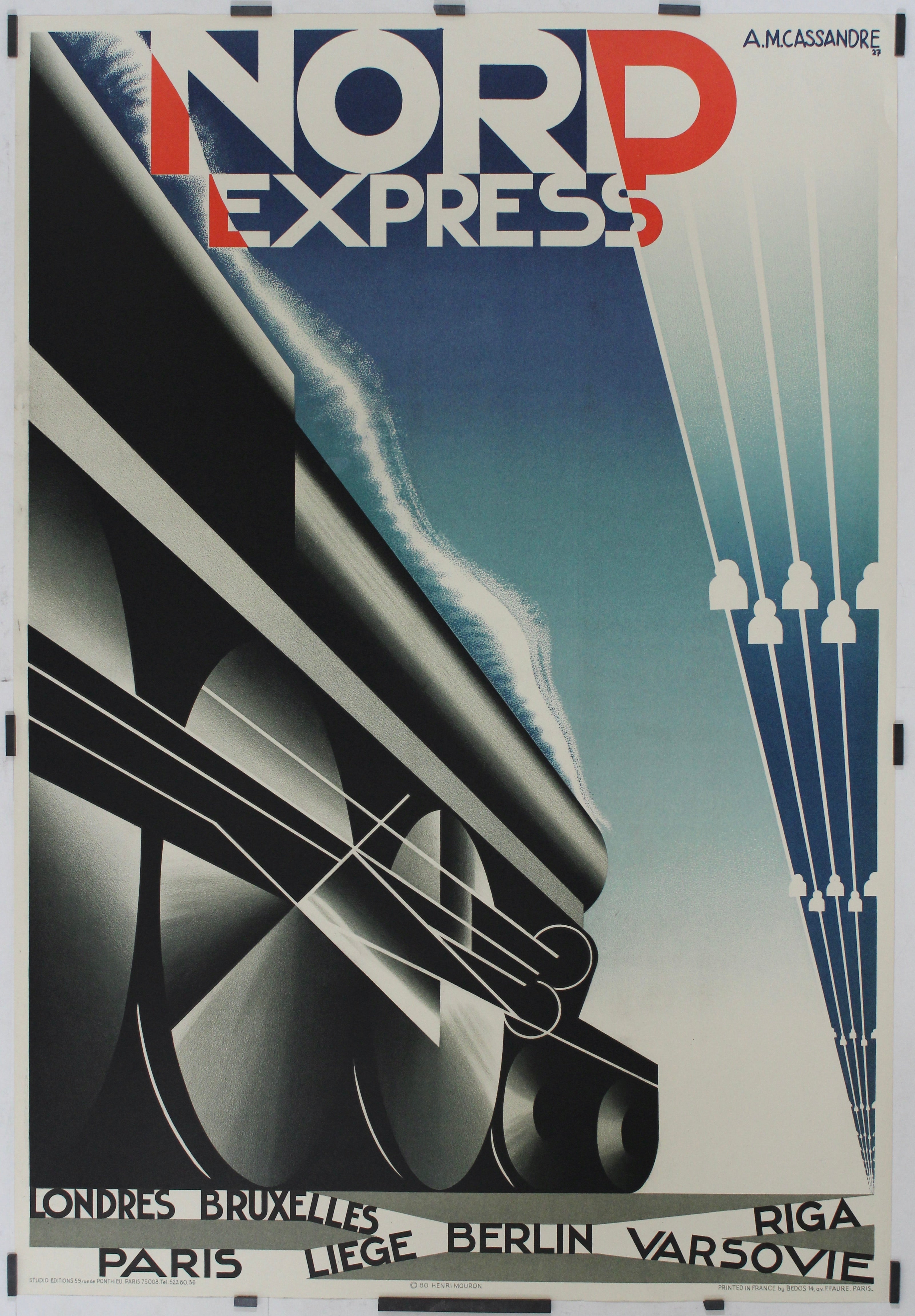 Affichette Folies Bergère Monaco 13x18 - Réimpression D'après Affiche Vintage