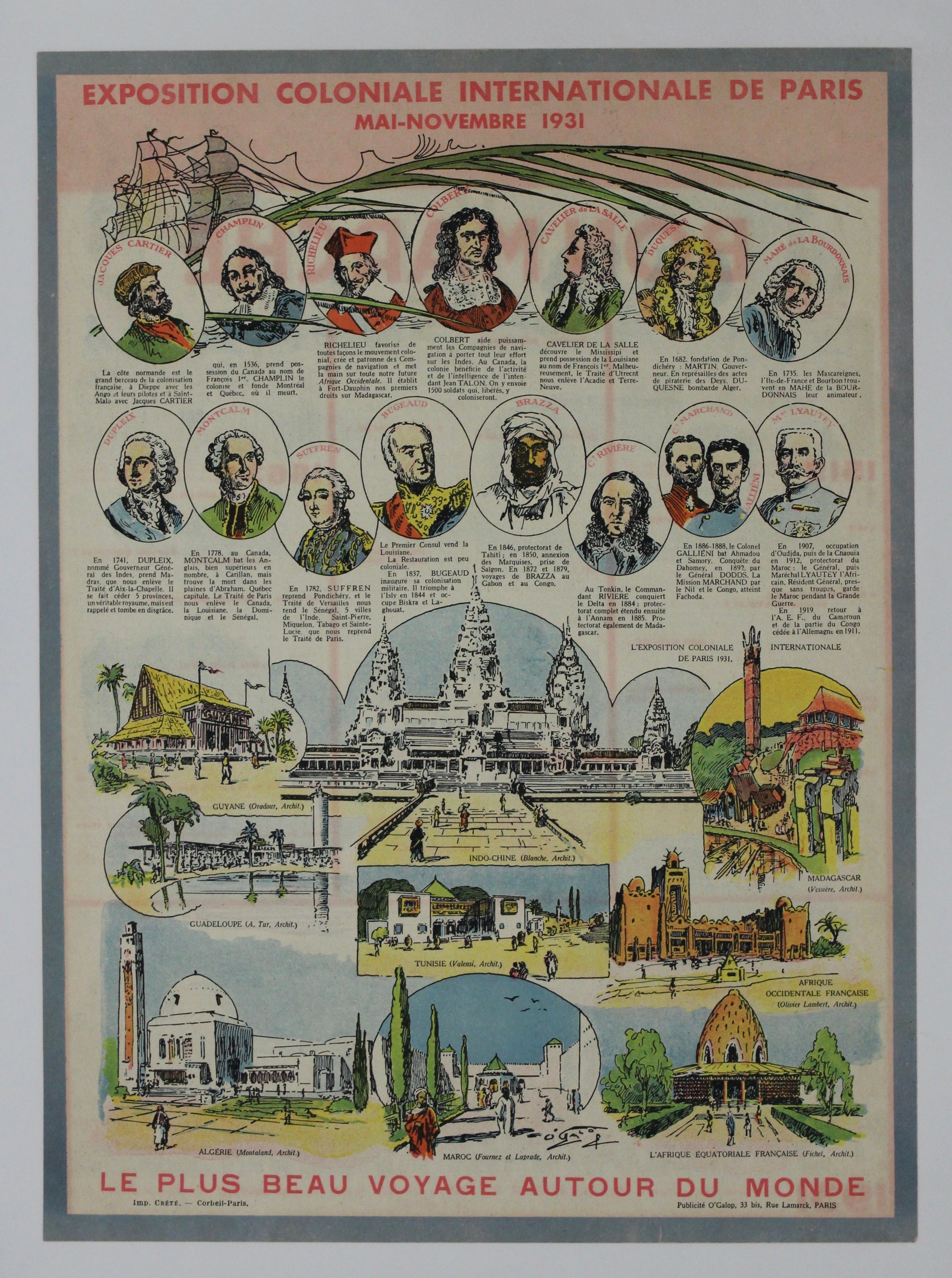 Carte Postale Ancienne – Exposition Coloniale Paris 1931 (Non Postée, Originale)