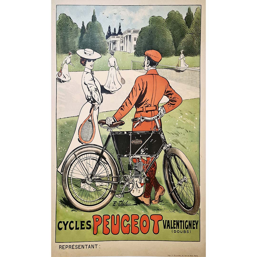Vélo Ancien Peugeot Valentigney 1904 Course 700 - Cadre Acier Vintage à Restaurer - Pièces Détachées