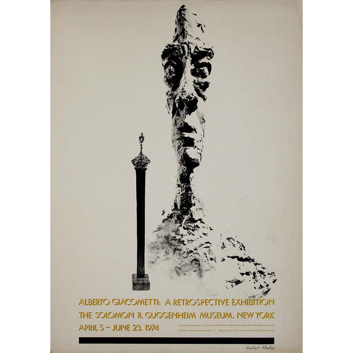 Giacometti Tate Gallery ヴィンテージポスター Giacometti Tate Gallery ヴィンテージポスター