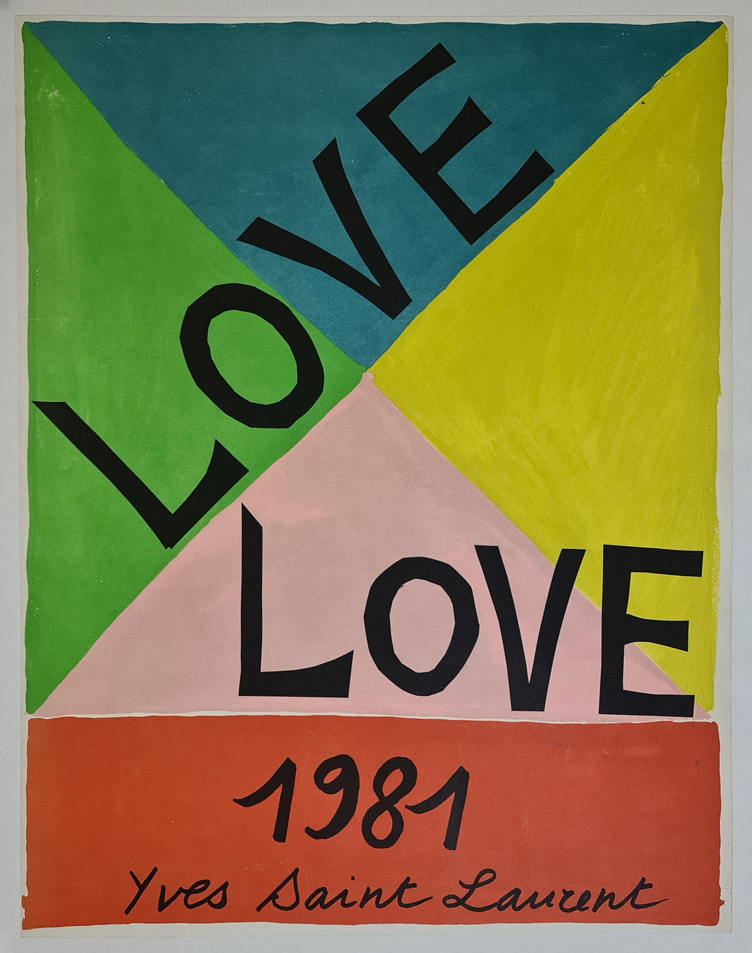 Love Yves Saint Laurent 1981 – Galerie 1881