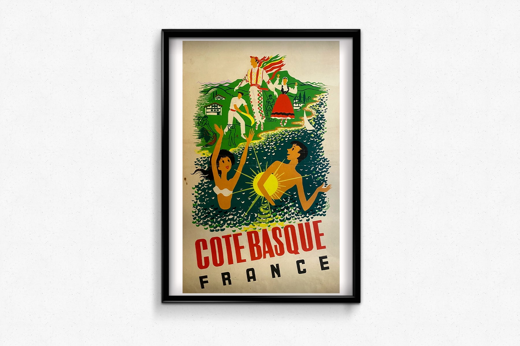 Reproduction Pays basque // Biarritz - Gwénaëlle Scharlipp Reproduction Pays basque // Biarritz - Gwénaëlle Scharlipp