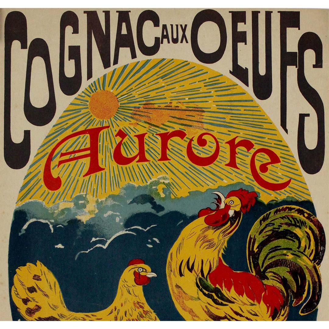 額装済/La planche a oeufs/アープ/ポスター/インテリア Cognac aux oeufs - Aurore 1921, Gautolai, Original Poster, Affiche