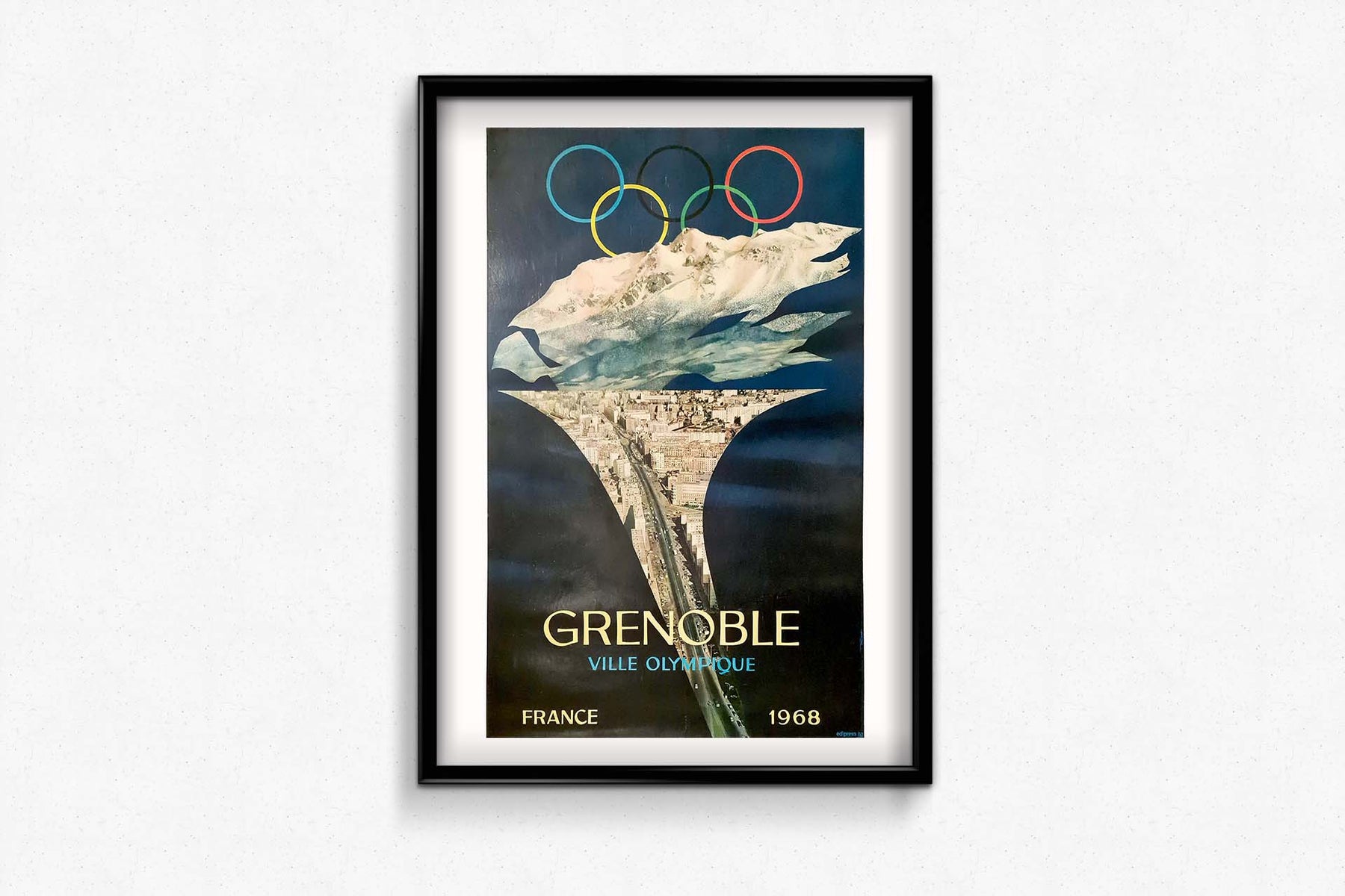 Affiche officielle des Xe Jeux Olympiques d'Hiver Grenoble 1968 | Selency Affiche officielle des Xe Jeux Olympiques d'Hiver Grenoble 1968 | Selency