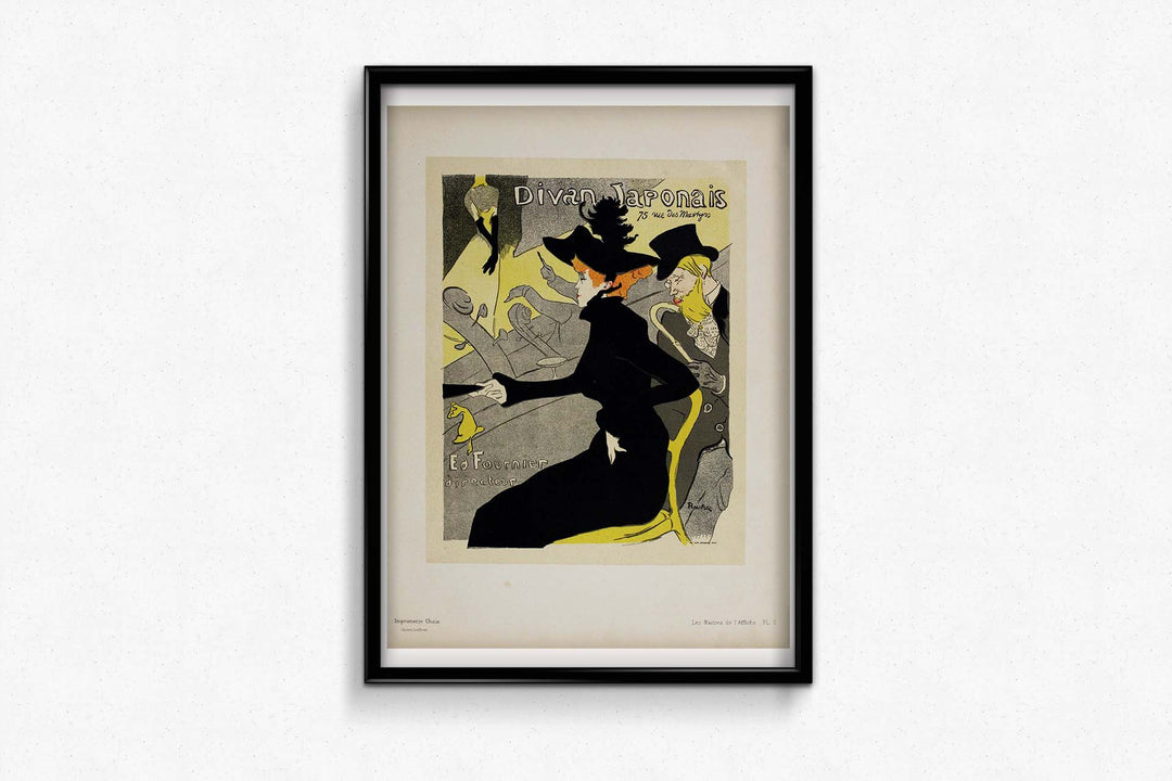 Divan Japonais 75 rue des Martyrs 1896 - Les Maîtres de l'affiche