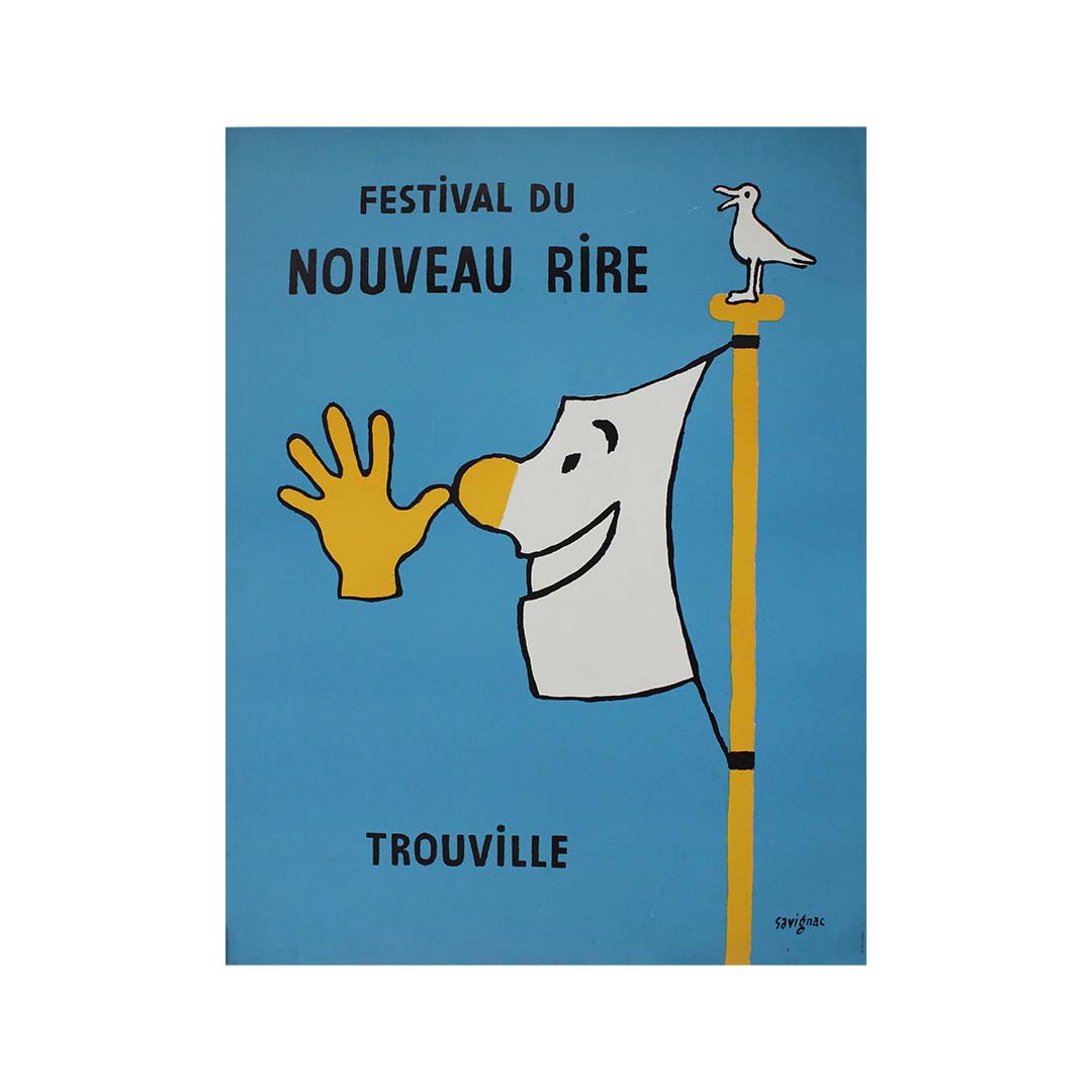 Festival du nouveau rire Trouville Circa 1980, Savignac, Affiche