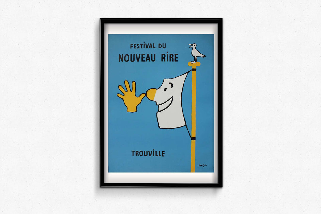 Festival du nouveau rire Trouville Circa 1980, Savignac, Affiche