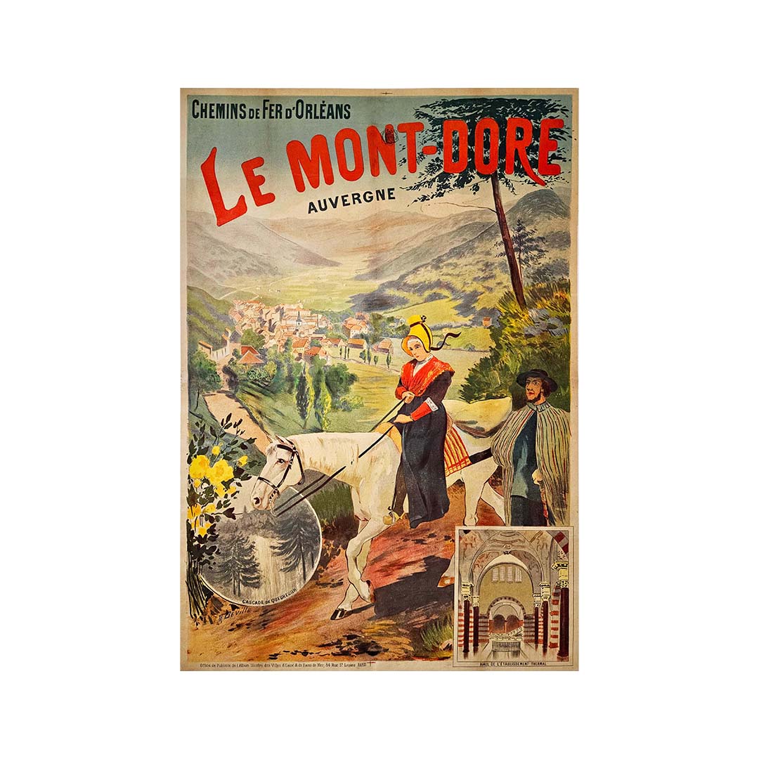 Auvergne Mont Dore Rf474-Poster-Reproduction Hq 40X60Cm D'Une Auvergne Mont Dore Rf474-Poster-Reproduction Hq 40X60Cm D'Une