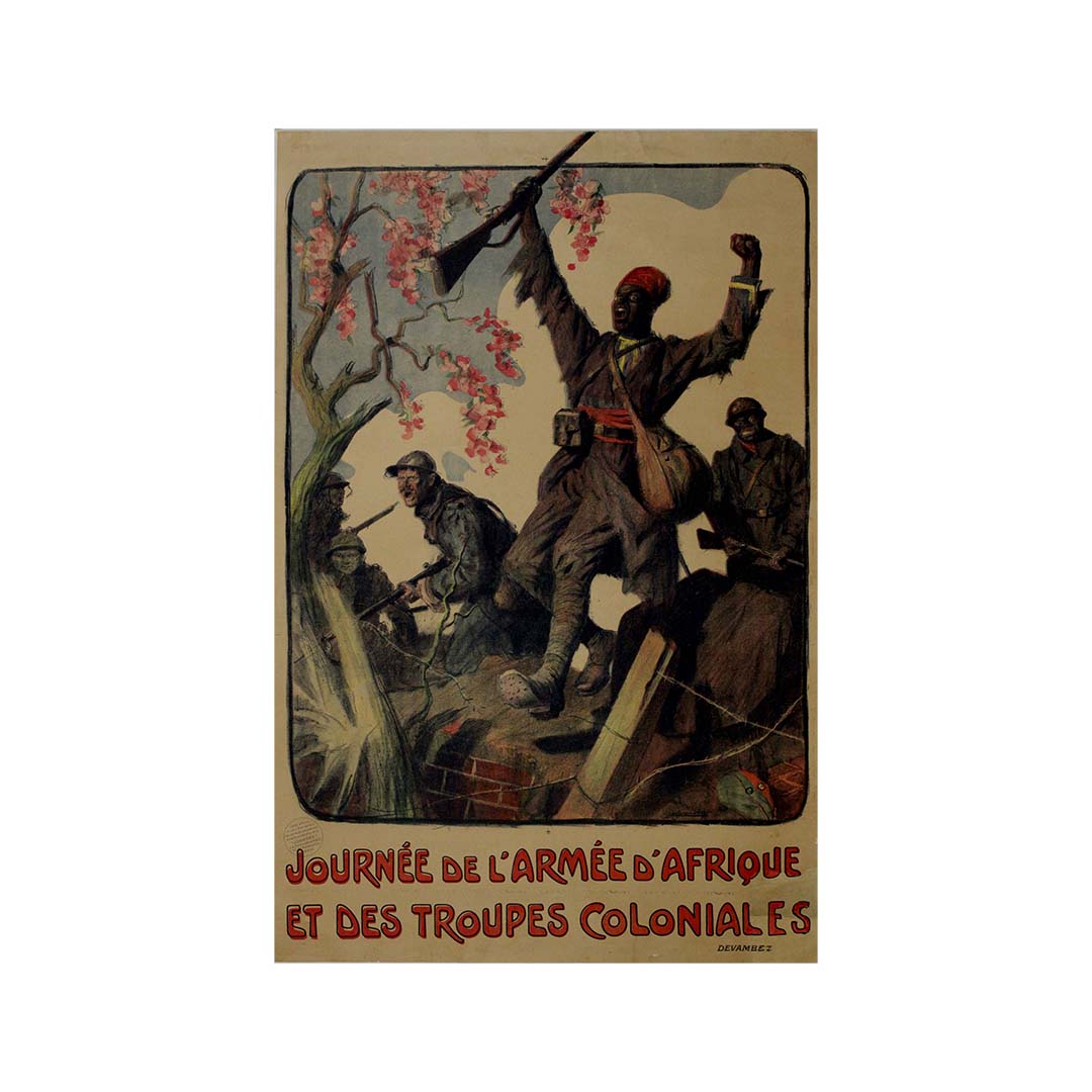 TROUPES COLONIALES ARMéE Rwux-POSTER HQ 70x100cm d'une AFFICHE VINTAGE TROUPES COLONIALES ARMéE Rwux-POSTER HQ 70x100cm d'une AFFICHE VINTAGE