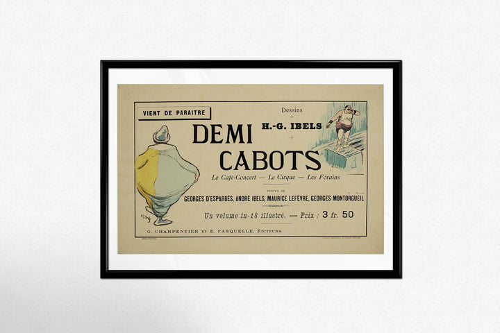 Demi Cabots le café-concert le cirque les forains 1896, Ibels