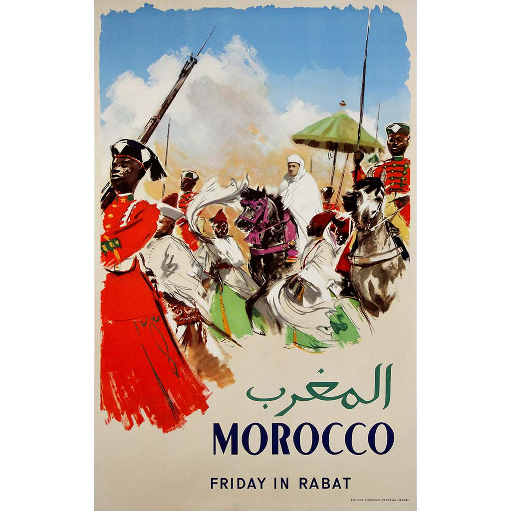 Tirage Argentique Original – Rabat, Maroc – 1953 – Légendé Au Verso – 11,5x17,5