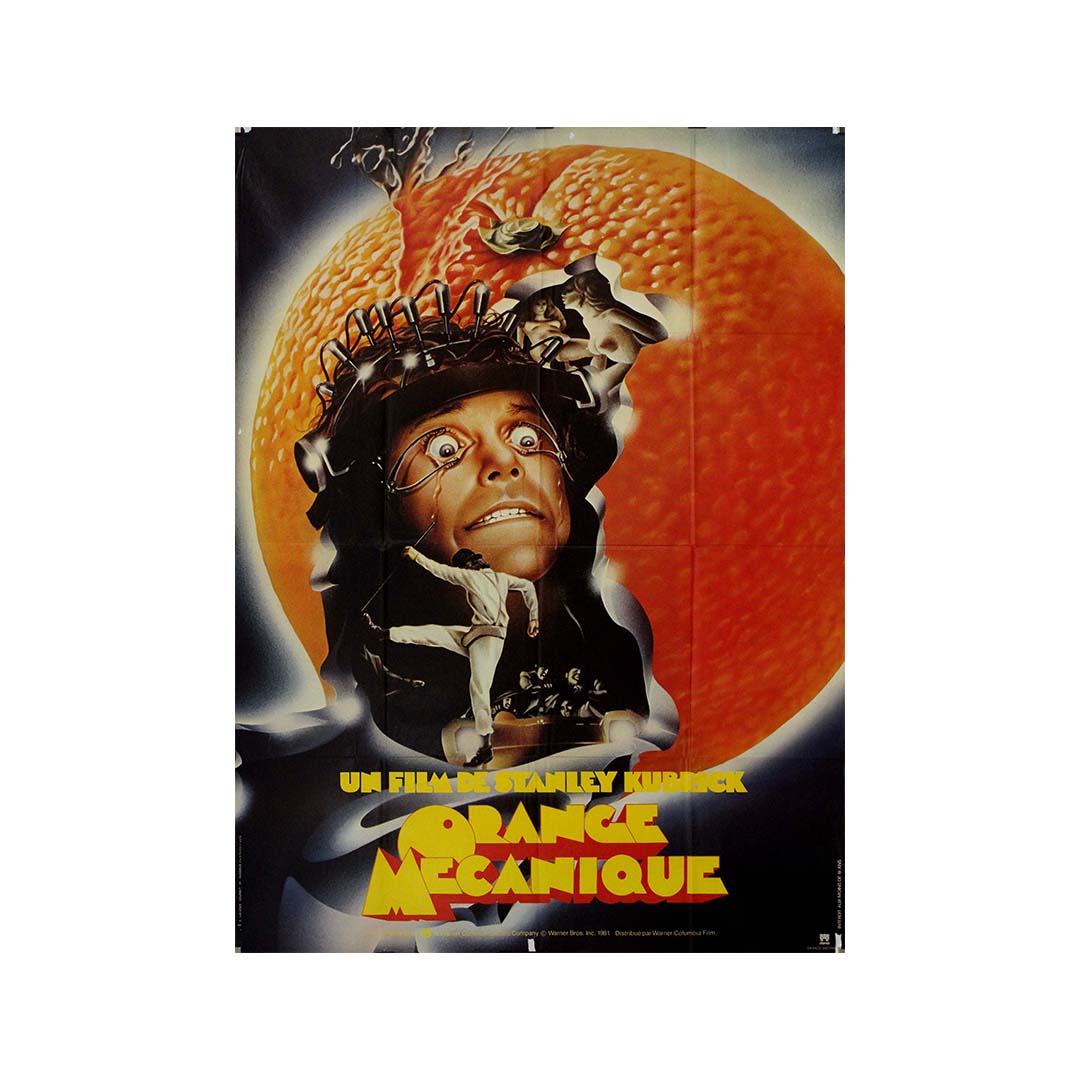 Orange Mécanique (1971) de Stanley Kubrick 1971, , Original Poster