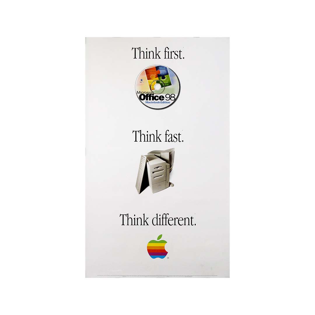 Apple think first think fast think different 1998, , Original
