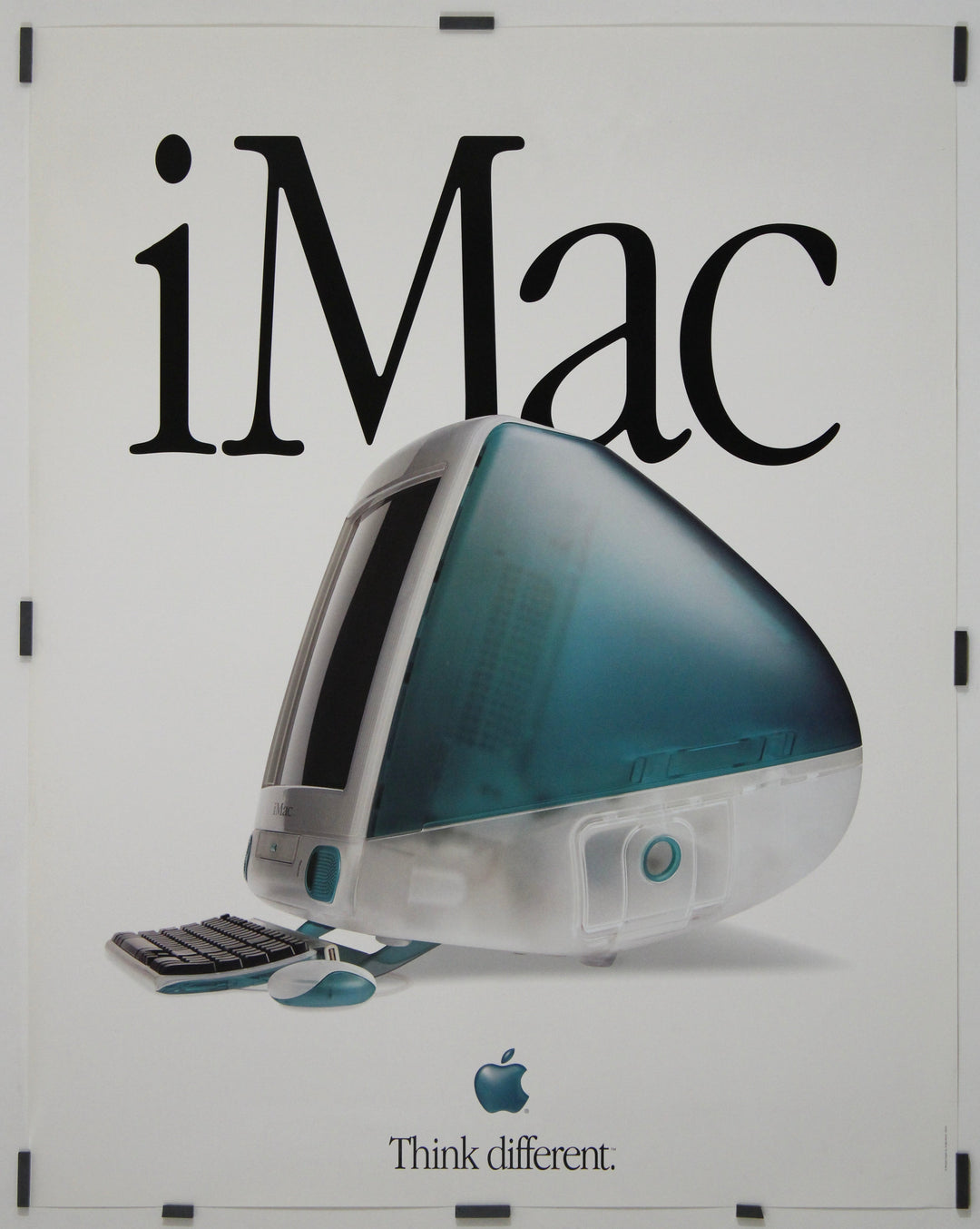 Apple iMac think different 1998, , Original Poster, Affiche