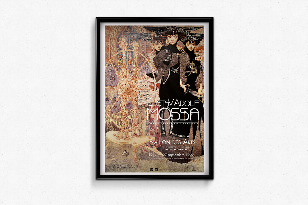 Gustav Adolf Mossa 画集 アートブック Les parques en 1905 par Gustav Adolf Mossa 1992, Original Poster