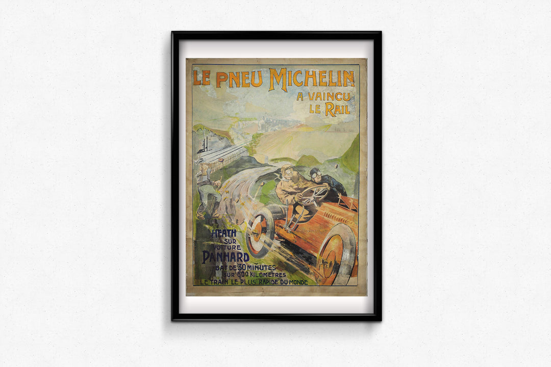 Câble Michelin 1920 affiche pour le fabricant français de pneus vélo