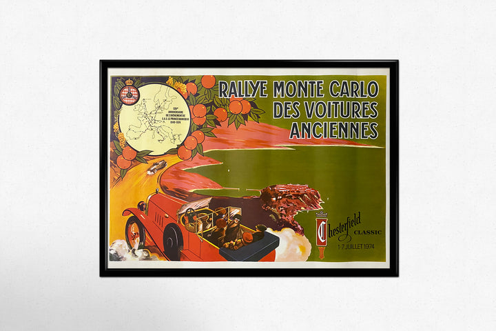AFFICHE ORIGINALE 1 er RALLYE MONTE CARLO HISTORIQUE 1998 ACM EUR 45,04 - FR AFFICHE ORIGINALE 1 er RALLYE MONTE CARLO HISTORIQUE 1998 ACM EUR 45,04 - FR