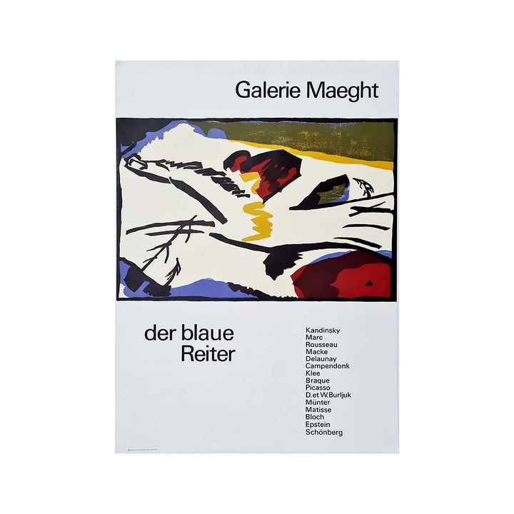 Der Blaue Reiter / galerie Maeght企画展ポスター Der Blaue Reiter / galerie Maeght企画展ポスター The Blue Rider