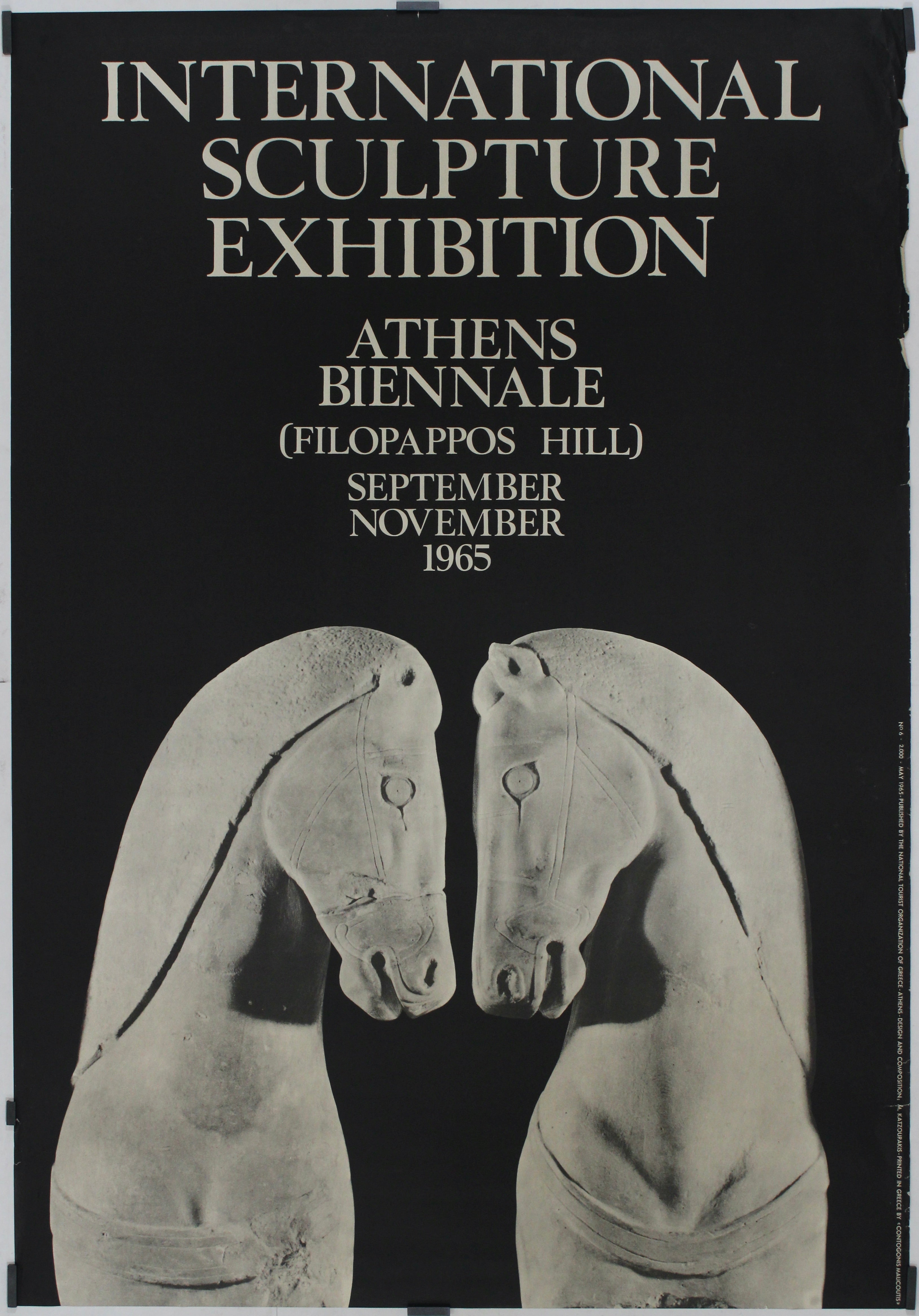 Affiche Originale Vintage 1976 - BIENNALE DE L'IMAGE MULTIPLIÉE Genève