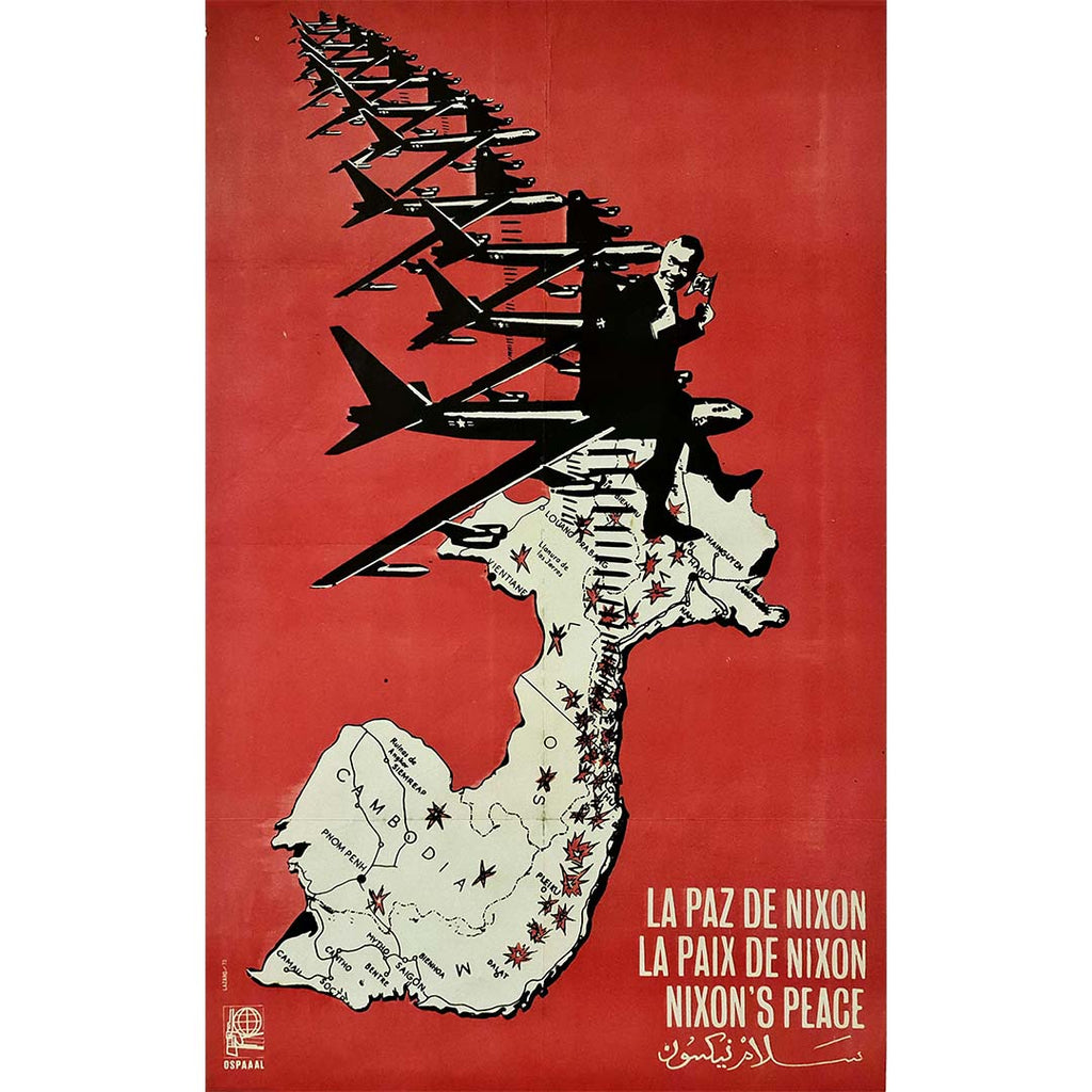 OSPAAAL Original Political Poster El SALVADOR We Make War To Win Peace