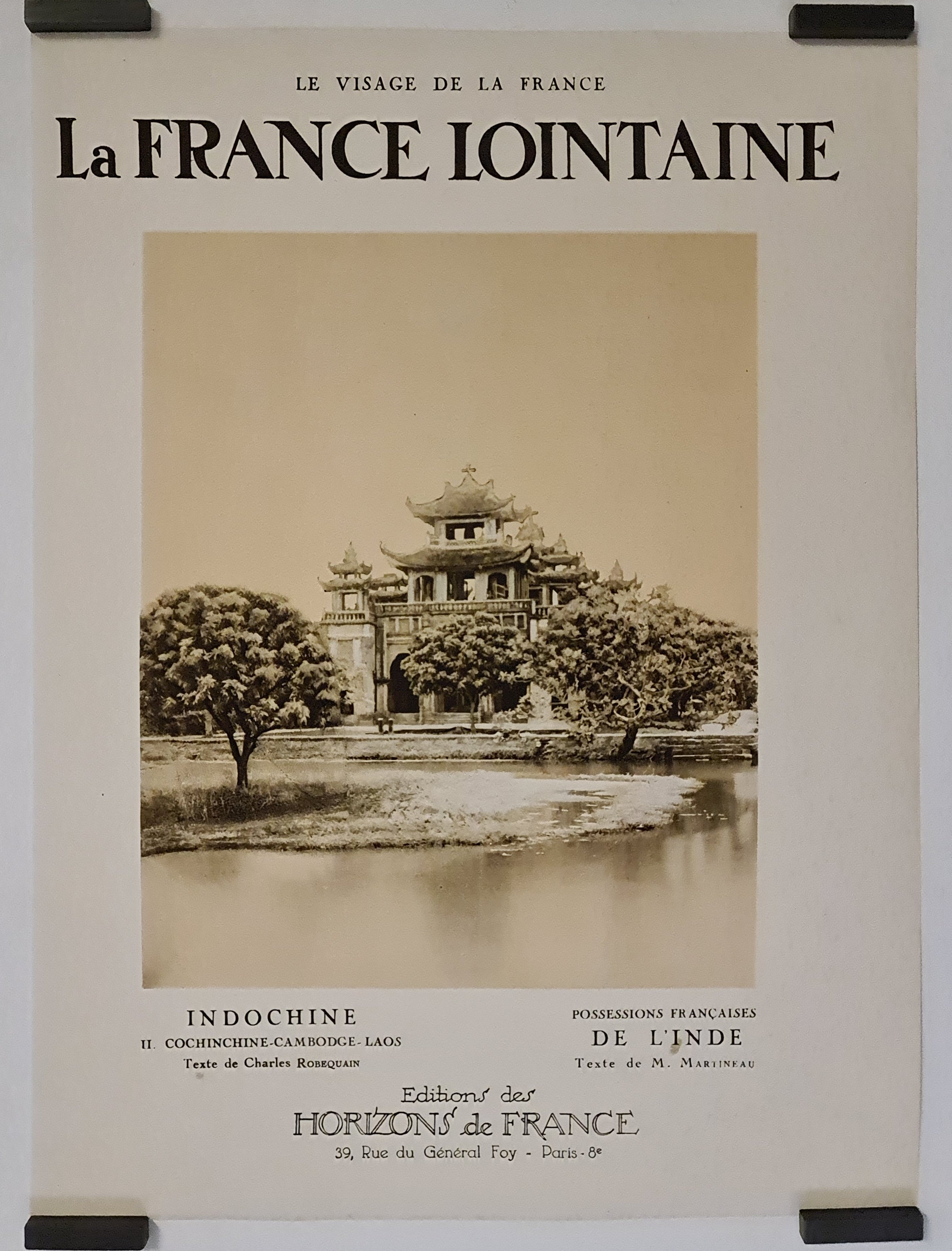 Affiche Vintage Indochine Tonkin Rf282 – Poster Haut De Gamme 40x60cm – Papier De Qualité