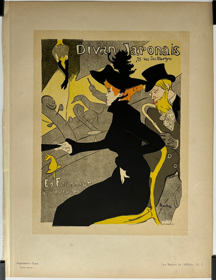 Divan Japonais 75 rue des Martyrs 1896 - Les Maîtres de l